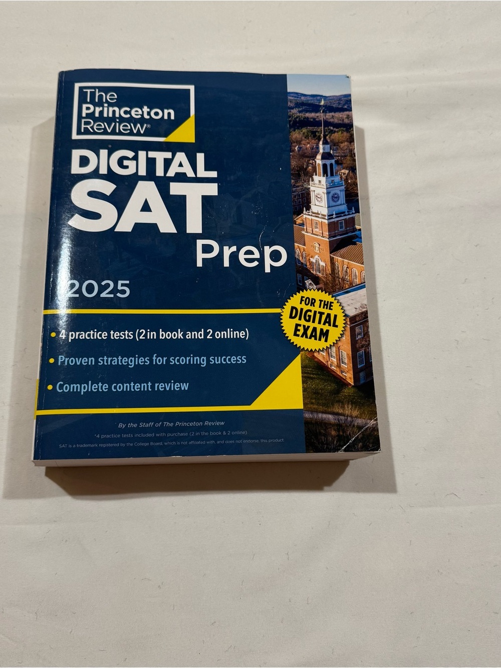 The Princeton Review Digital SAT Prep 2025 with 4 Practice Tests Pre-Owned